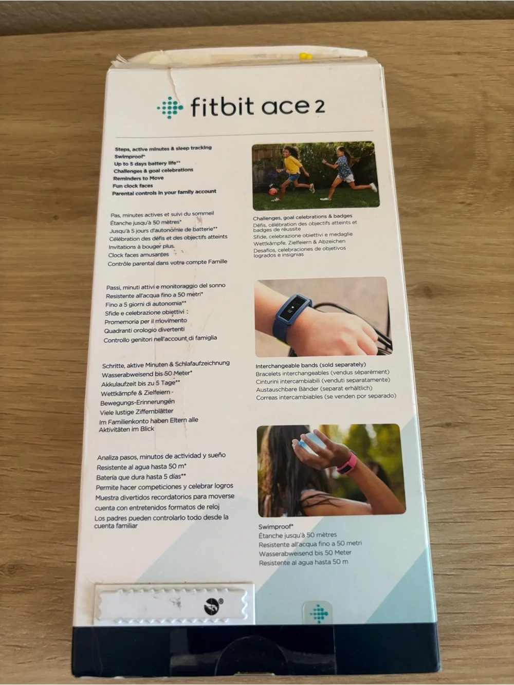 fitbit Ace 2 Kids Activity Tracker - Navy and Yellow